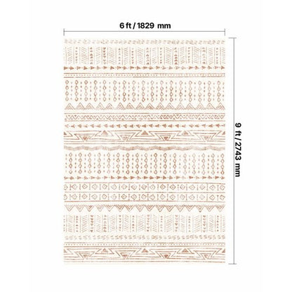 Stor Matta 1,8x2,7 m Halkfri och Rivtålig Golvmatta Modern Beige