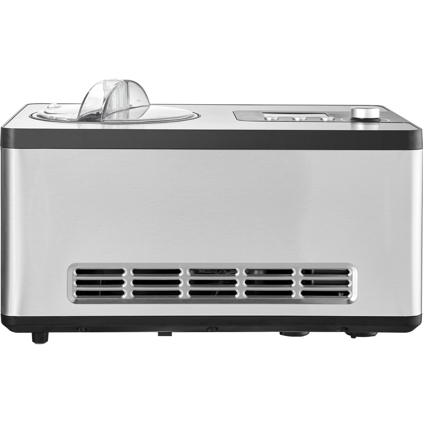 2 Quart Automatische Eismaschine Elektrische Joghurt Gelato Maker Silber
