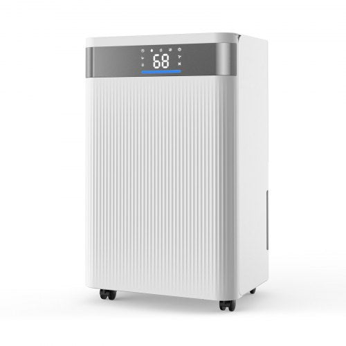 35 Pints Dehumidifier for Home & Basement, Drain Hose for Commercial & Industrial Use, Smart Humidity Control, Low Noise for Large Rooms, Warehouses, Bedrooms & Storage, Large Coverage,White