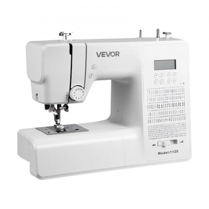 Computerized Sewing Machine, 200 Stitch Applications, with LCD Screen, Foot Pedal and LED Light, Heavy-Duty Metal Frame, Digital Sewing Machine with Powerful Motor for Crafts and Mending