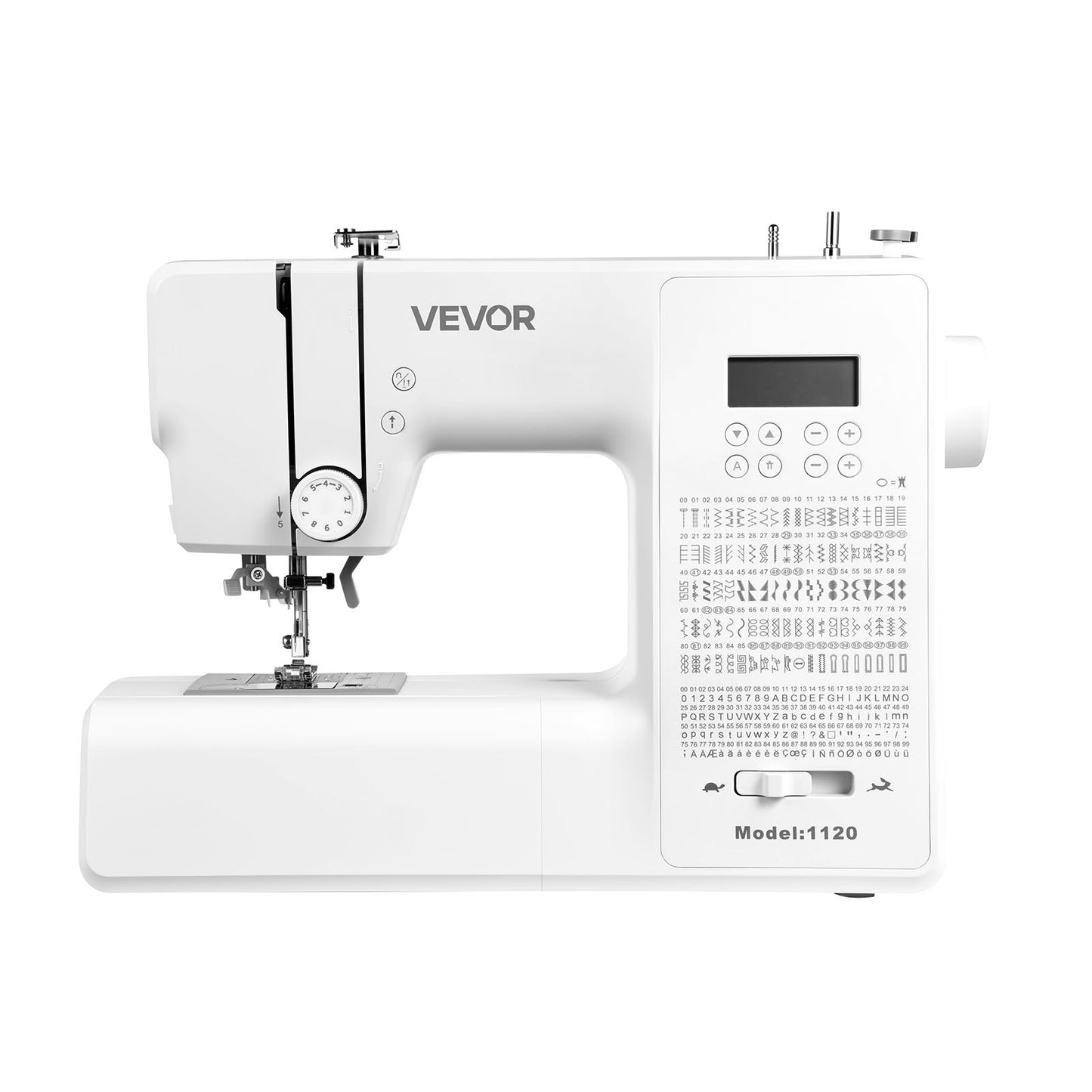Computerized Sewing Machine, 200 Stitch Applications, with LCD Screen, Foot Pedal and LED Light, Heavy-Duty Metal Frame, Digital Sewing Machine with Powerful Motor for Crafts and Mending