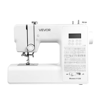 Computerized Sewing Machine, 200 Stitch Applications, with LCD Screen, Foot Pedal and LED Light, Heavy-Duty Metal Frame, Digital Sewing Machine with Powerful Motor for Crafts and Mending