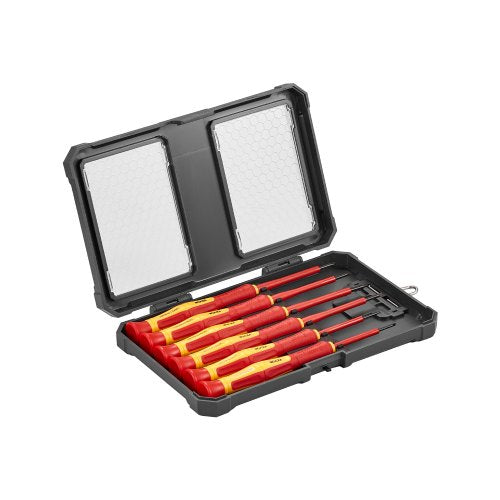 Insulated Screwdriver Set, 6-Piece Professional Electrical Screwdriver Set, 1000V Insulated Electrician Tool Set, with Magnetic Phillips Slotted Tips, 360-Degree Rotating Screwdriver and Bag