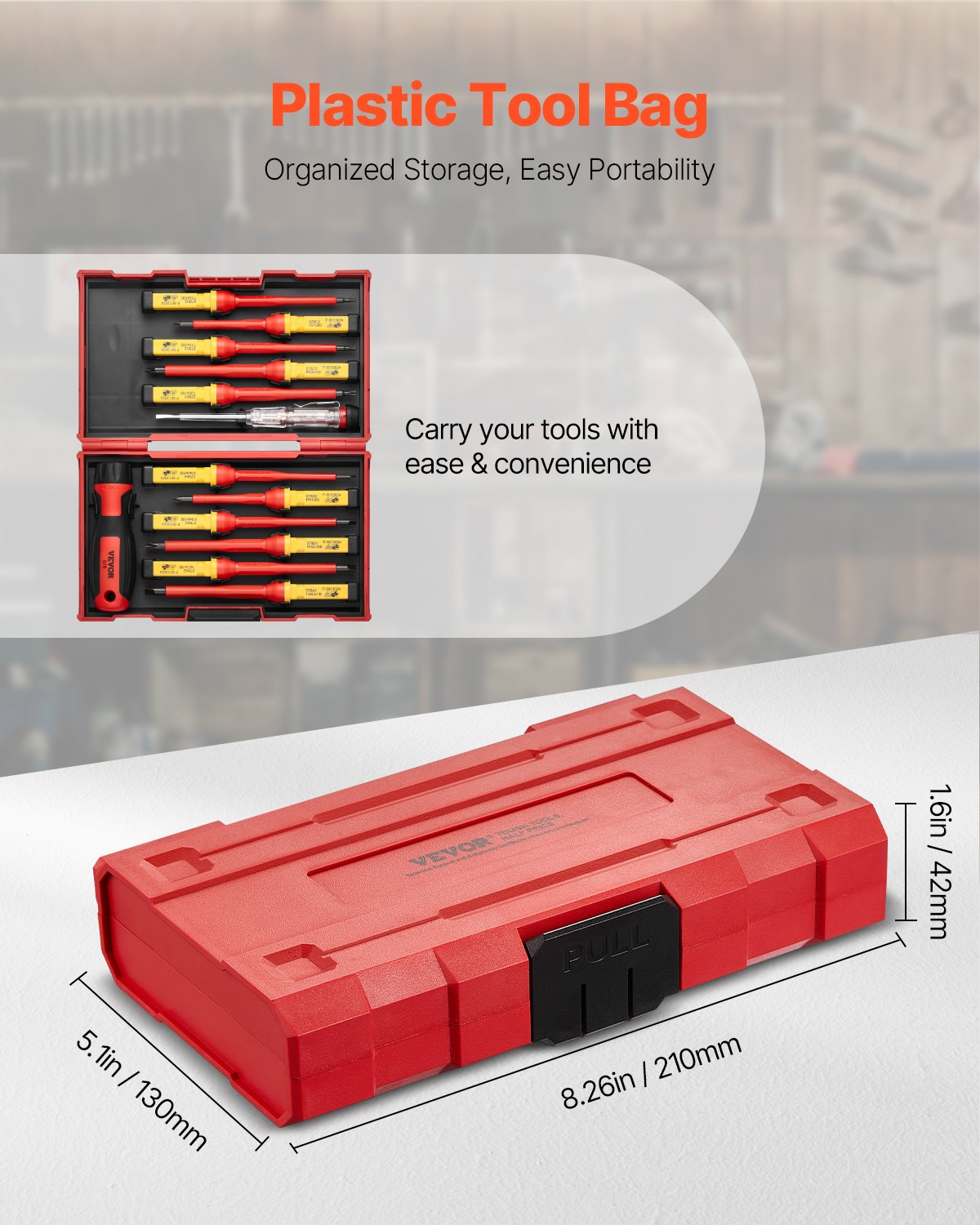 Insulated Screwdriver Set 13-Piece Insulated Tool Set for Electricians 1000V