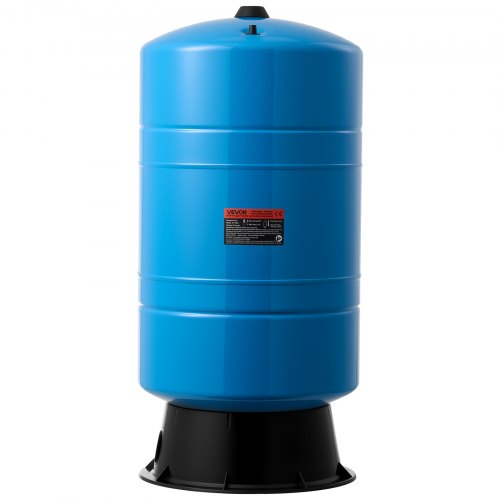20-Gallon Vertical Well Pressure Tank, Pre-Charged Pressurized Water Tank for Well Pumps, Heavy-Duty Carbon Steel Water Storage Container for Home, School, Farm & Irrigation Systems