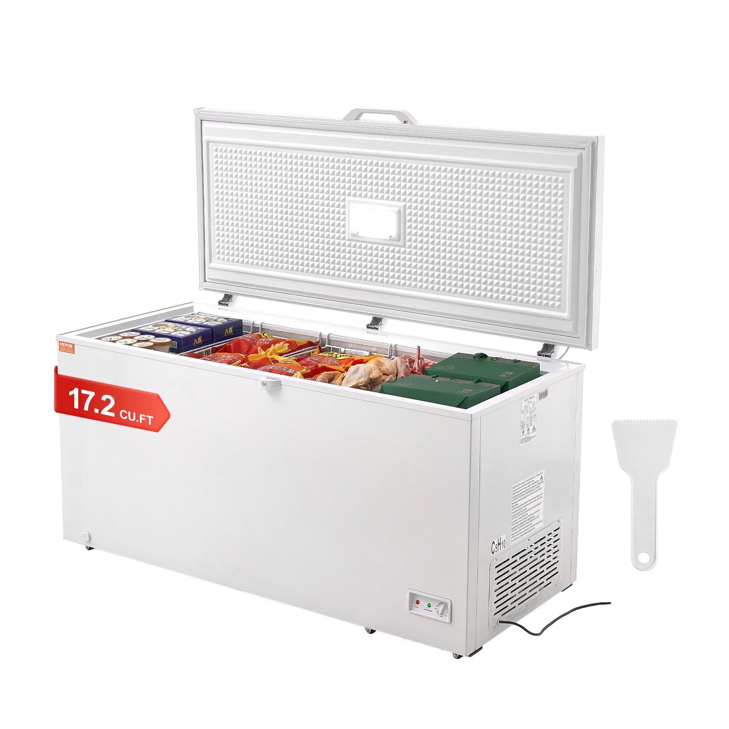 Coastal Freezer 17,2 cu.ft / 488 L großes Gefrierfach und 4 herausnehmbare Körbe