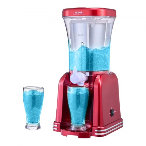 Slushy Machine for Home, 32oz Tank Home-use Margarita Machine, Smoothie Frozen Drink Maker with Food-grade Materials, Slushie Machine for Home DIY, Kids' Parties, Red