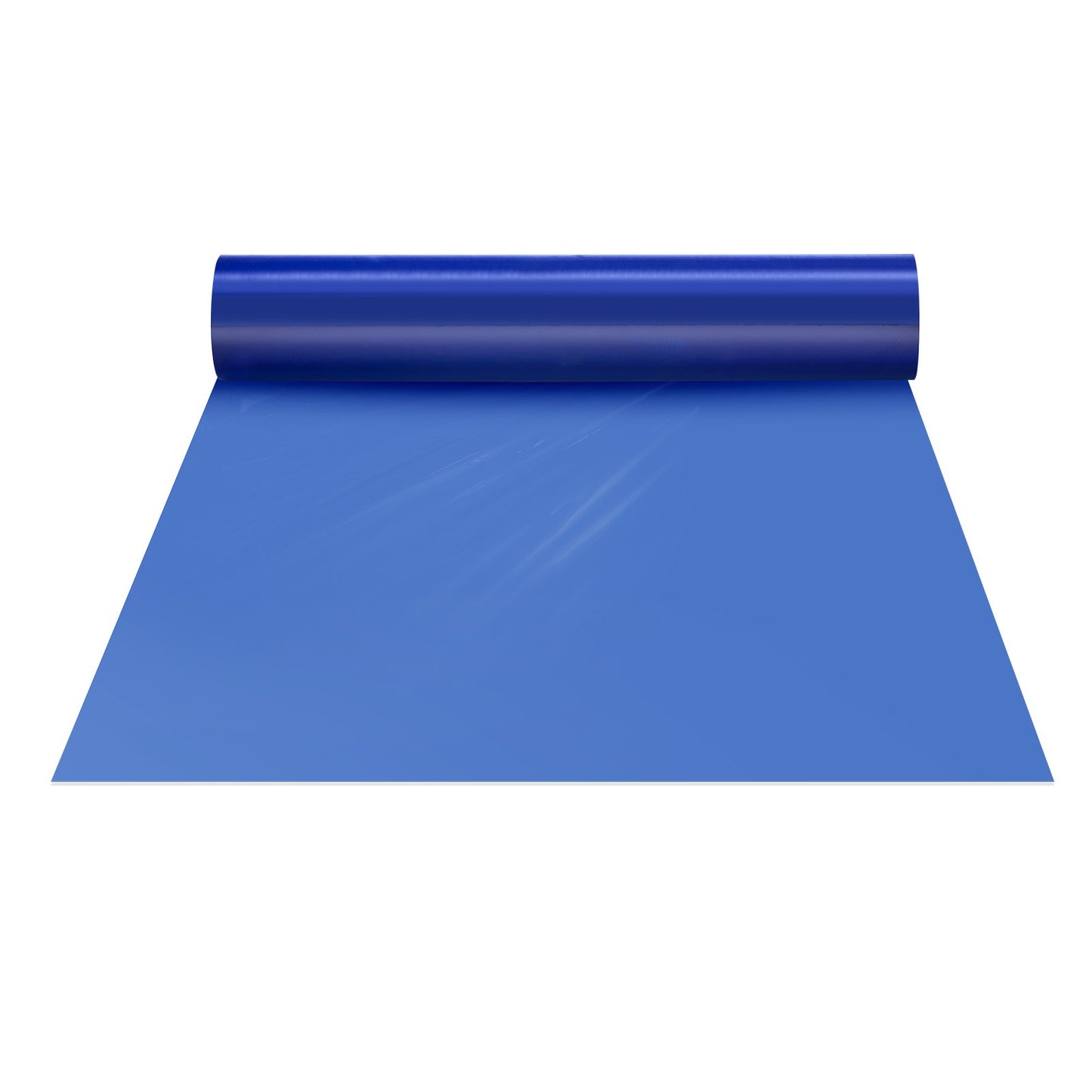 Bodenschutzfolie 24" x 200" Selbstklebender Auto-Mattenschutz PE Blau