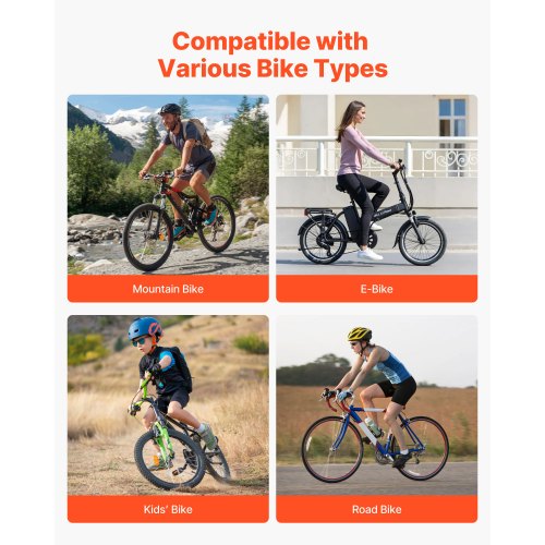 Bodenfahrradträger für 3-Zoll-Reifenbreite, Fahrradträger, Kapazität für 6 Fahrräder