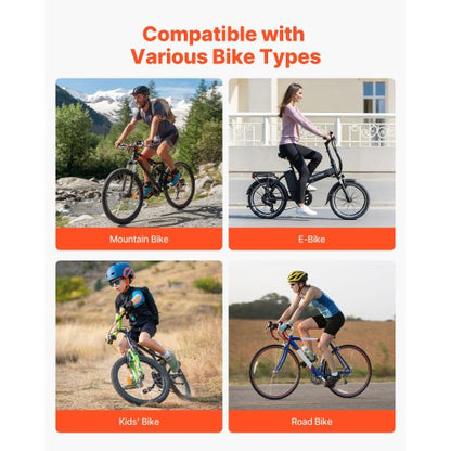 Bodenfahrradträger für 3-Zoll-Reifenbreite, Fahrradträger, Kapazität für 6 Fahrräder