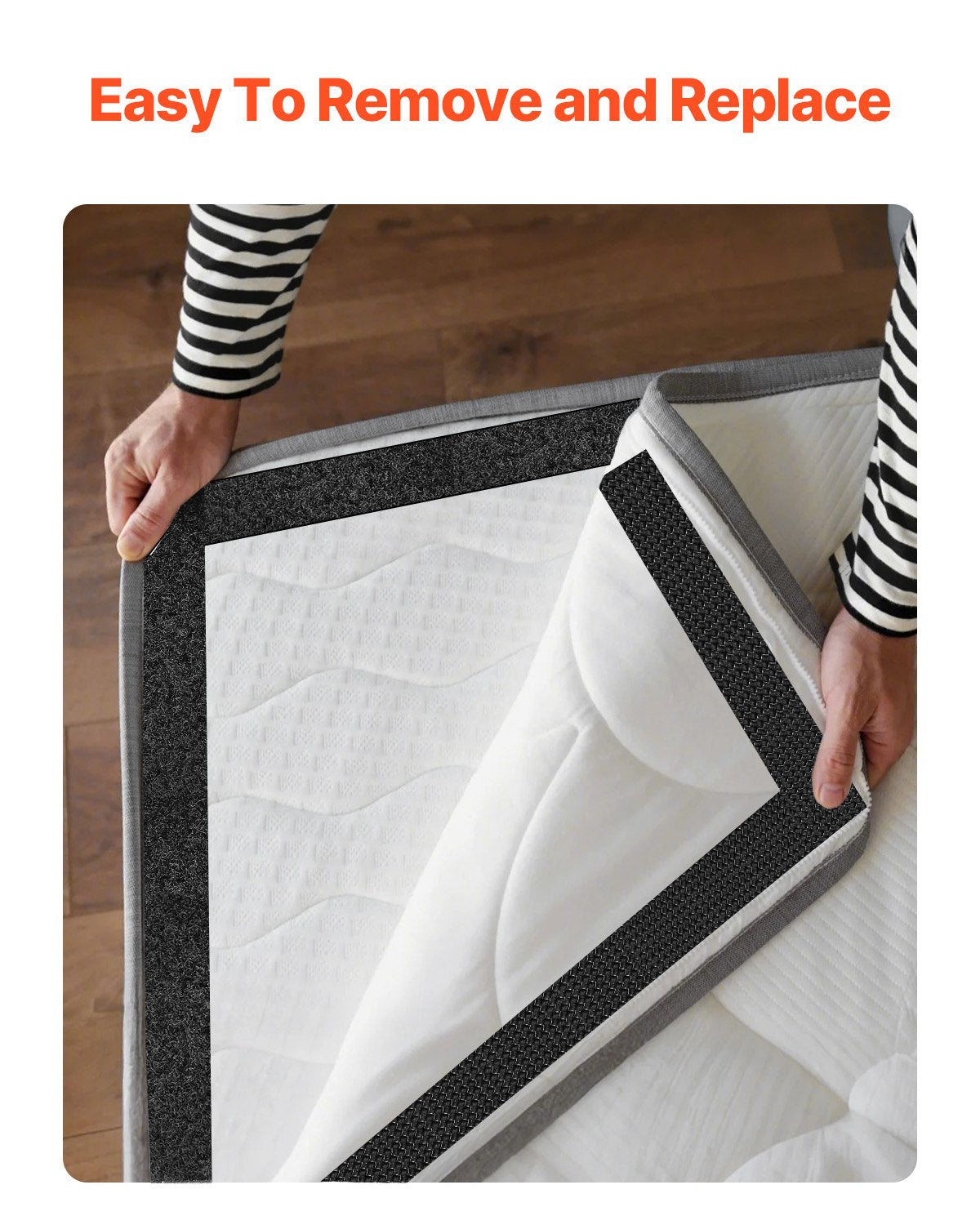 16 ft x 1.5 in Hook and Loop Tape, Hook Loop Heavy Duty Strips Rolls, Strong Nylon Self Adhesive Strips Roll, Sticky Back Fastener Tape Roll Ideal for Home Office School and Crafting, Black