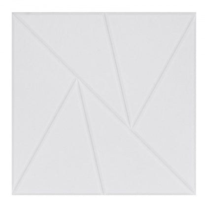 18-pack akustiska väggpaneler 28 x 28 x 1,8 cm självhäftande vita |  EU