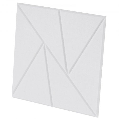 18-pack akustiska väggpaneler 28 x 28 x 1,8 cm självhäftande vita |  EU