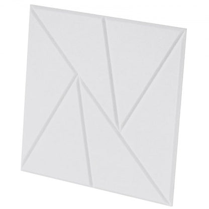 18-pack akustiska väggpaneler 28 x 28 x 1,8 cm självhäftande vita |  EU