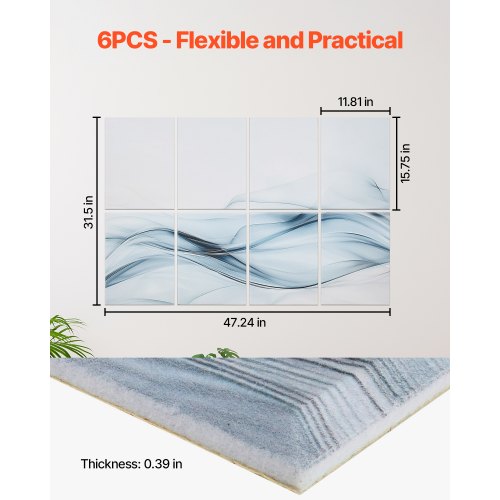 8-pack acoustic panels 35.5 x 28.5 cm self-adhesive for home studio | EU