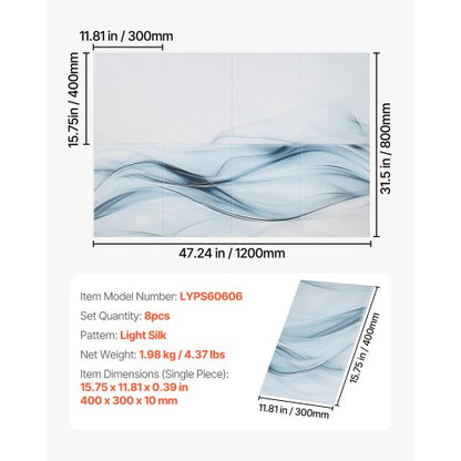 8-pack acoustic panels 35.5 x 28.5 cm self-adhesive for home studio | EU