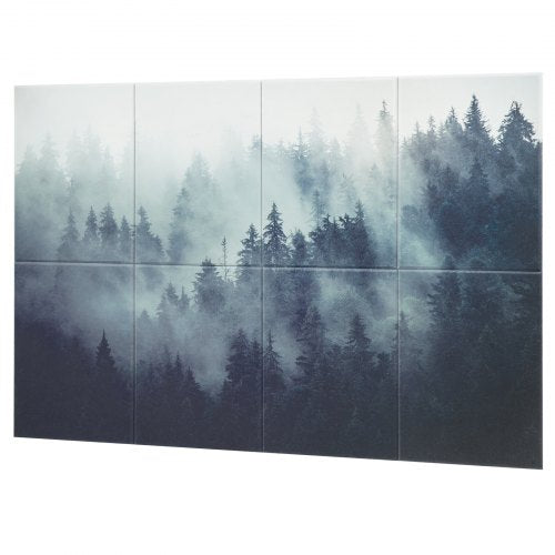 8-pack acoustic panels 35.5 x 28.5 cm self-adhesive for Home Forest | EU