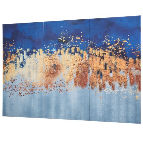 6-Pack Acoustic Art Panels 23.6 x 23.6 Inch Self-Adhesive for Home Pastel | EU