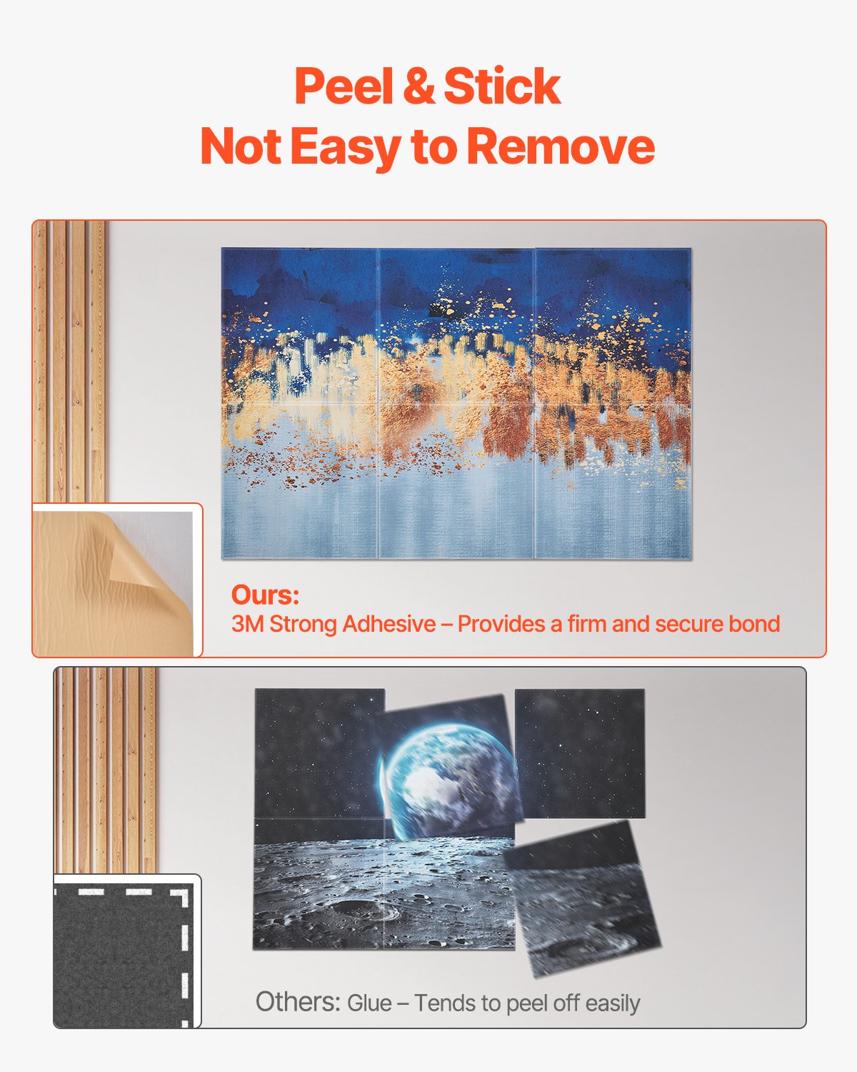 6 Pack Art Acoustic Panels, 70.87 x 47.24 x 0.4 inch Soundproof Wall Tiles, Self Adhesive Decorative Sound Dampening Absorbing Boards for Home, Office, Studio, Gaming Room,Theater, Pastel
