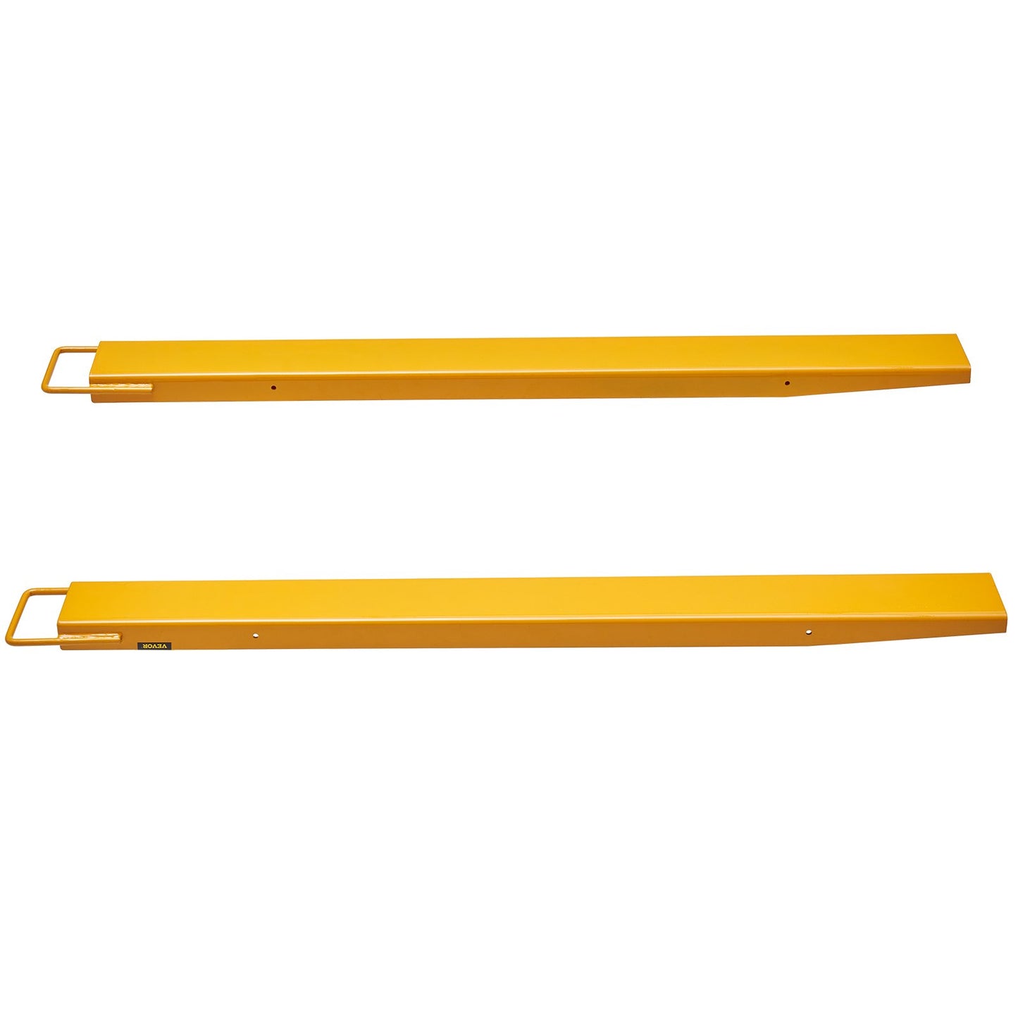 Pallet Fork Extensions, 60" Length 4.5" Width, Heavy Duty Carbon Steel Fork Extensions for Forklifts, 1 Pair Forklift Extensions, Industrial Forklift Fork Attachments for Forklift Truck, Yellow