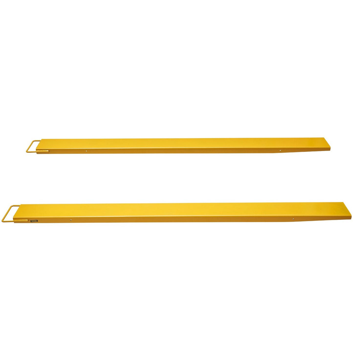 Pallet Fork Extensions, 96" Length 5.5" Width, Heavy Duty Carbon Steel Fork Extensions for Forklifts, 1 Pair Forklift Extensions, Industrial Forklift Fork Attachments for Forklift Truck, Yellow