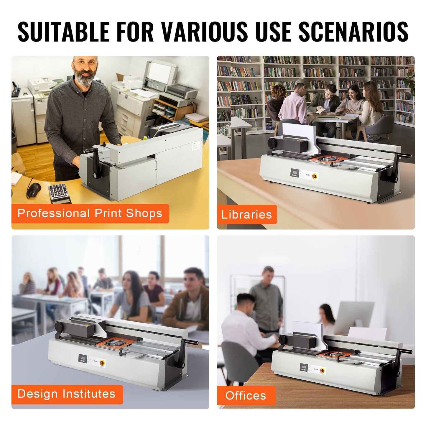 Termisk bindningsmaskin varmlimpärm 400 ark A3 A4 A5 dokument