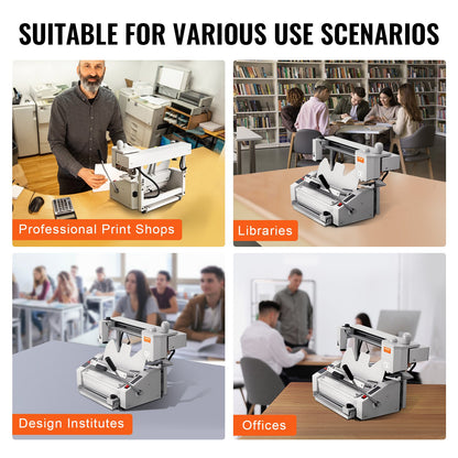 Thermobindegerät Thermo-Buchbinder 400 Blatt A3 A4 A5 Dokumente