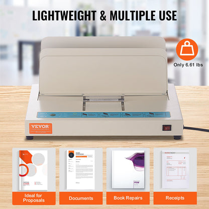 Thermobindegerät Thermo-Buchbinder 500 Blatt A3 A4 A5 Dokumente