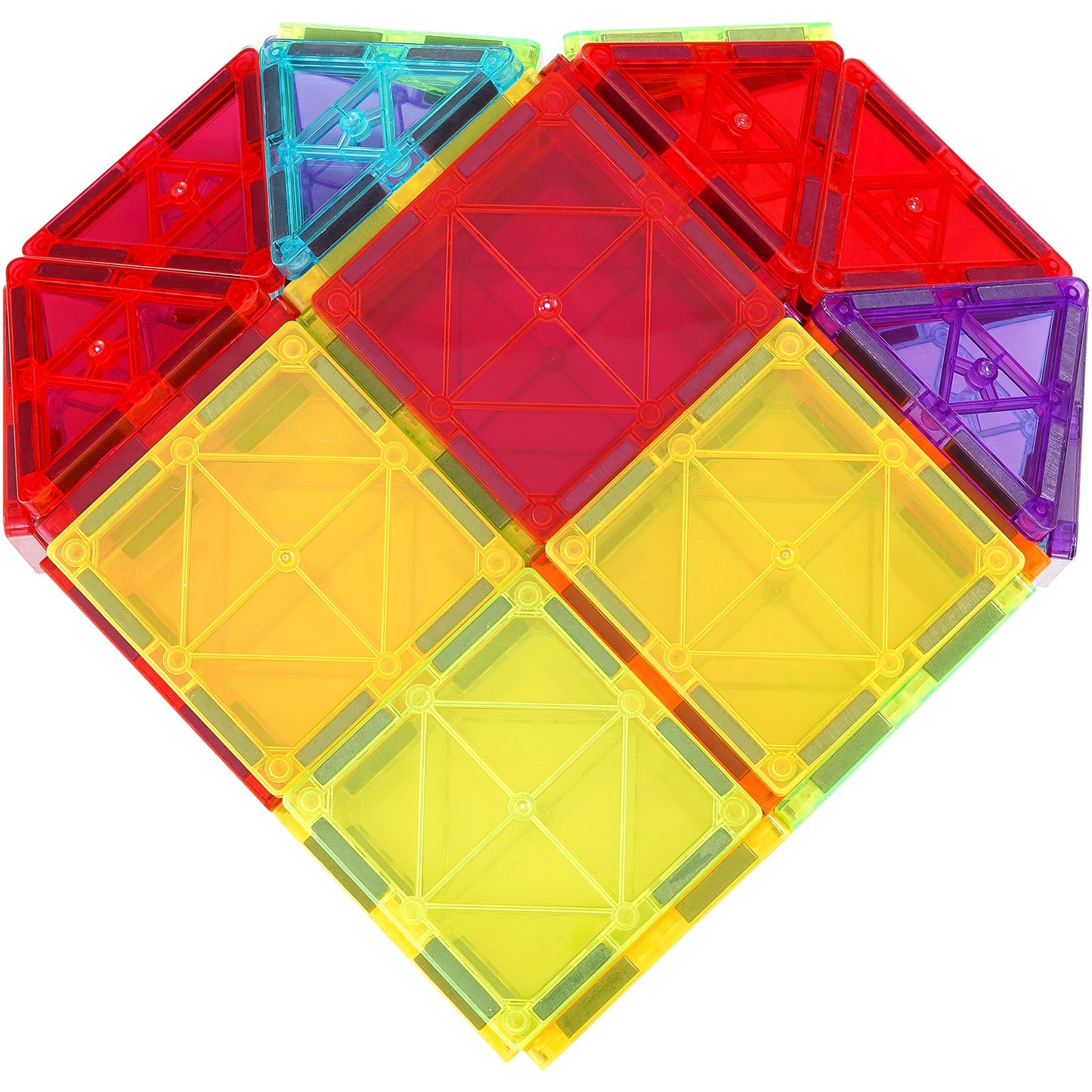 Magnetische Fliesen Magnetisches Bauspielzeug 181PCS Magnetblöcke für Kinder 3D-Set