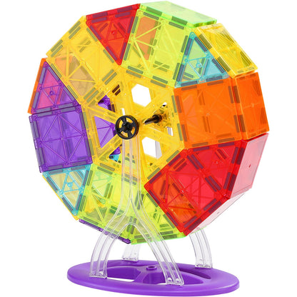 Magnetische Fliesen Magnetisches Bauspielzeug 180PCS Magnetblöcke für Kinder 3D-Set