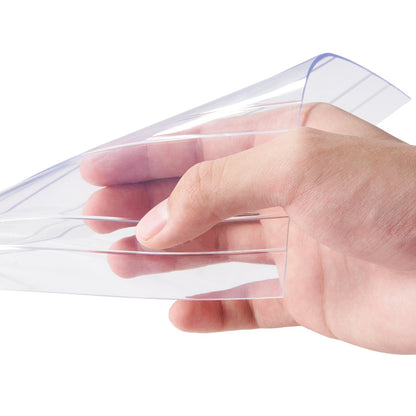 Streifenvorhang, 30,5 m Länge x 30,5 cm Breite x 0,3 cm Dicke, transparente, gerippte PVC-Streifenvorhang-Türrolle, Kunststoff-Türstreifen für den Türrahmen von Supermärkten, Garagen, Lagerhallen, Scheunen und Tierhäusern