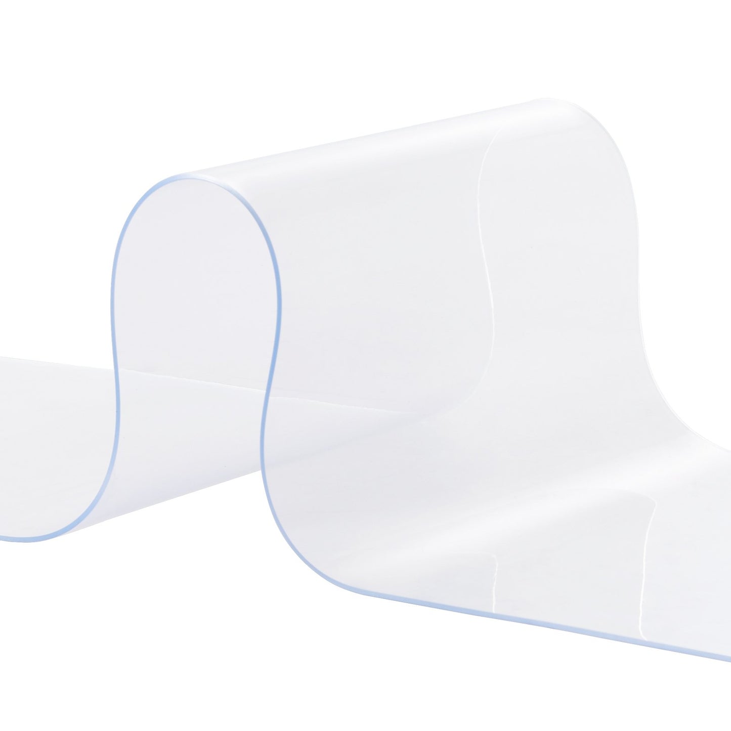 Streifenvorhang, 30,5 m Länge x 30,5 cm Breite x 0,3 cm Dicke, glatte PVC-Streifenvorhang-Türrolle, Kunststoff-Türstreifen für den Türrahmen von Supermärkten, Garagen, Lagerhallen, Scheunen und Tierhäusern