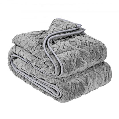 Weighted Blanket, 20 lbs, 60 x 80 in Queen Size, Sherpa Fleece Heavy Blanket with Glass Beads, Soft Warm Cozy Fluffy Touch, for 200-250 lbs Adults, Anxiety Stress Relief, Improve Sleep, Grey
