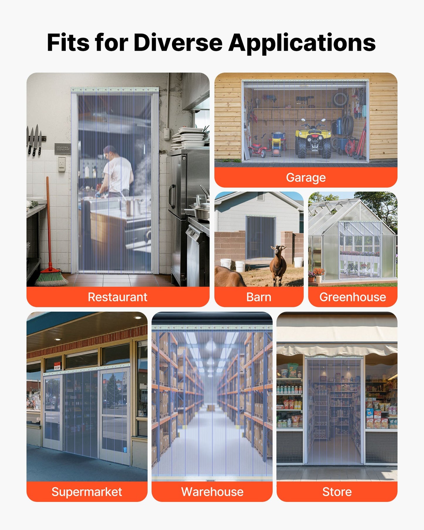 Clear PVC Strip Curtain, 101 ft Length x 12 in Width, Ribbed Plastic Door Strip Bulk Roll, Walk in Freezer Cooler Curtain Strips for Doorways of Supermarket, Garage, Warehouse, Pet Animal House