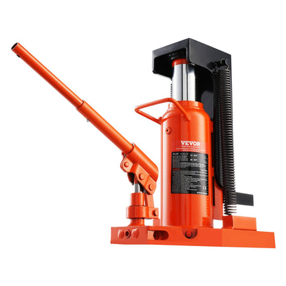 Hydraulisk tåjack, 10 ton på tå-tå-jacklyft, 20 ton på topplyftkapacitet maskinjack, 1,2-7,5 i tåhöjd, 12,6-18,9 i topphöjd, lufthydraulisk klojack för maskiner, industri