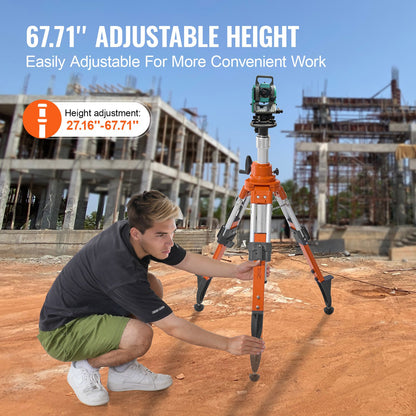 Laser-Nivellierstativ 5/8"-11 Gewinde 27,16-67,71 Zoll Höhenverstellung