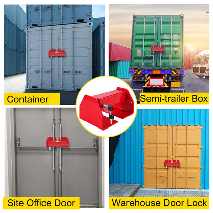 Heavy Duty Cargo Lock Lastcontainerlås 9,84"-17,32" serie med 2 nycklar