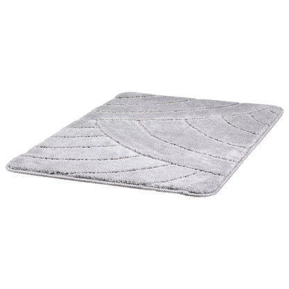 Door Mat, 35.83 x 24.02 Inch, Front Door Mat Outside Entrance with Non-slip TPR Backing, Dirt-Resistant & Absorbent, Easy to Clean, Low-Profile Doormat for for Entryway, Patio, Porch, Grey