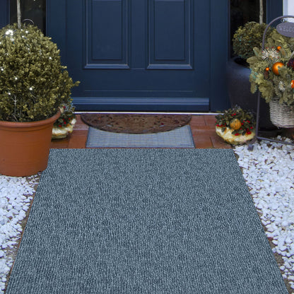 Gray Marine Carpet 6 ft x 39.3 ft Marine Carpeting Marine Grade Carpet for Boats with Waterproof Back Outdoor Rug for Patio Porch Deck Garage Outdoor Area Rug Runner Anti-Slide Porch Rug