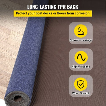 Outdoor-Teppich für den Innenbereich, 15 x 13,8 m, Outdoor-Teppich mit wasserdichter Rückseite, Outdoor-Teppich für Terrasse, Veranda, Deck, Garage, Outdoor-Teppich, Läufer, rutschfeste Verandamatte, schimmelfreier Küchenteppich (blau, 1,8 x 16 m) | EU