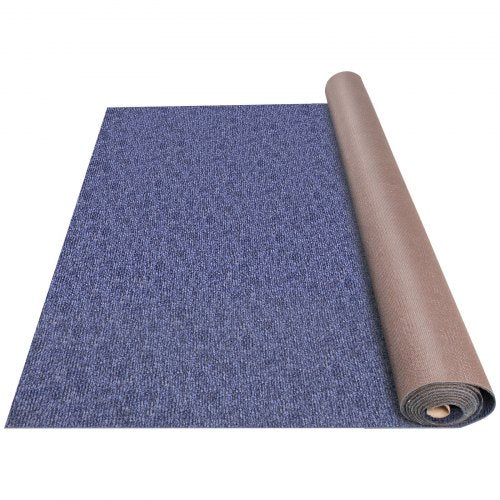Deep Blue Marine Carpet 6 ft x 18 ft Marine Carpeting Marine Grade Carpet for Boats with Waterproof Back Outdoor Rug for Patio Porch Deck Garage Outdoor Area Rug Runner Anti-Slide Porch Rug