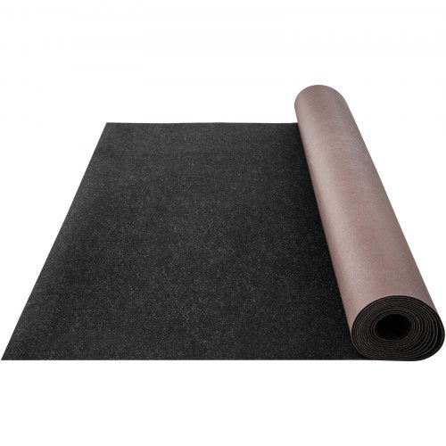 Marine Carpet, 6 x 36 ft Boat Carpeting, Charcoal Black Marine Grade Boat Carpet, Indoor/Outdoor Marine Carpeting with Water-proof TPR Backing, Water-proof Carpet Roll for Home, Patio, Porch, De