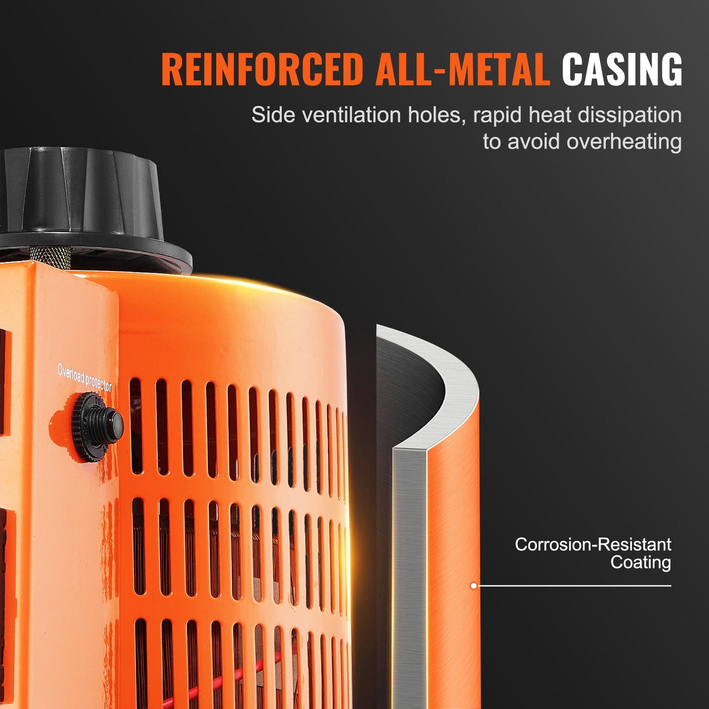 2000VA Transformator för variabel spänning 6,6A 0-300V Spänningsregulator LCD CE