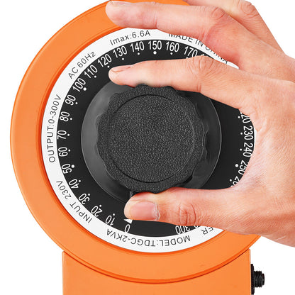 2000VA Transformator för variabel spänning 6,6A 0-300V Spänningsregulator LCD CE