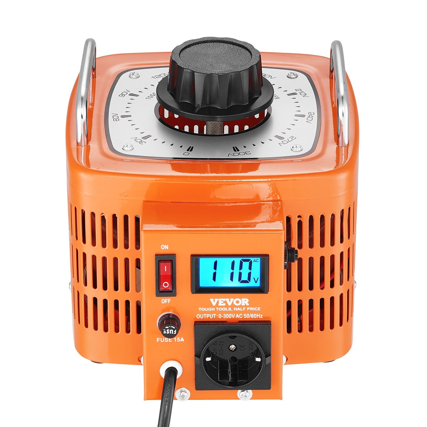 3000VA Variabler Spannungstransformator 10A 0-300V Spannungsregler LCD CE