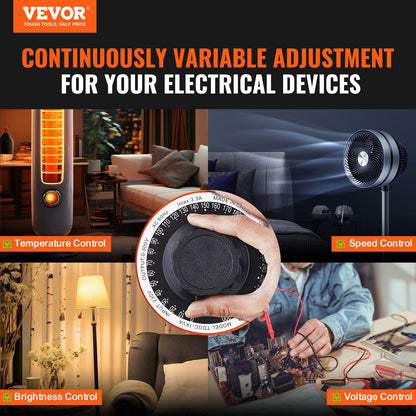 1000VA Variabler Spannungstransformator 3.3A 0-300V AC Spannungsregler CE