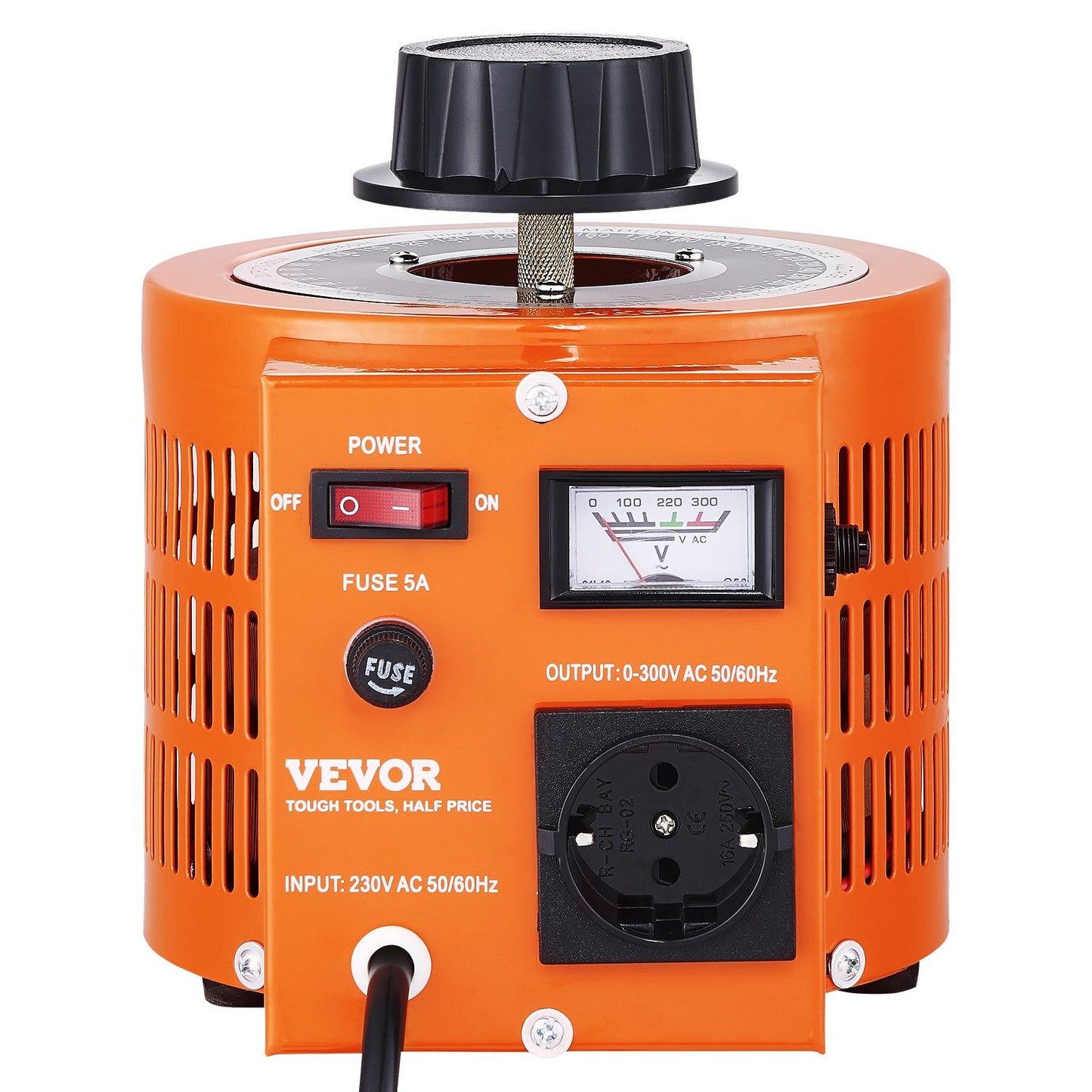 1000VA Variabler Spannungstransformator 3.3A 0-300V AC Spannungsregler CE