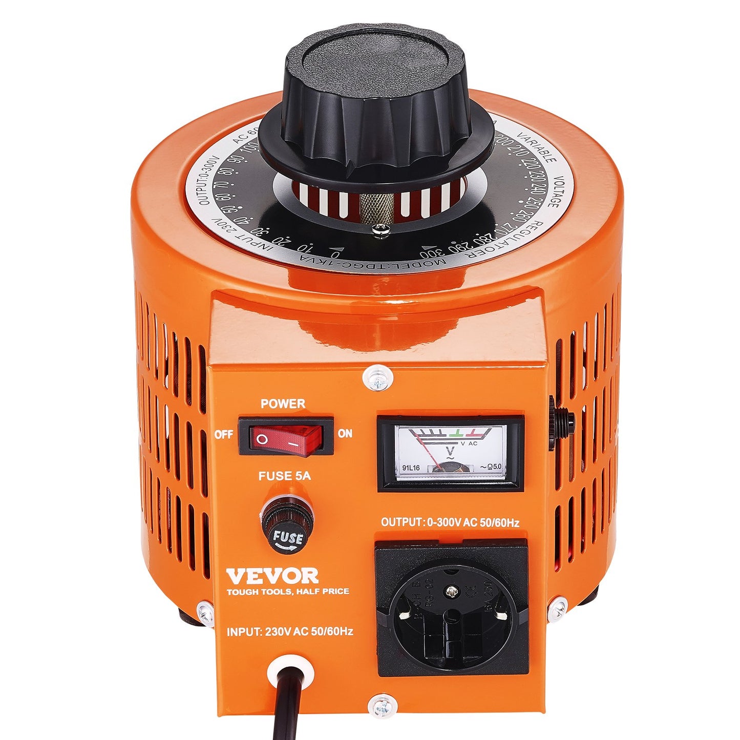 1000VA Variabler Spannungstransformator 3.3A 0-300V AC Spannungsregler CE