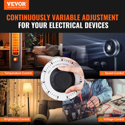 3000VA Variabler Spannungstransformator 10A 0-300V AC Spannungsregler CE