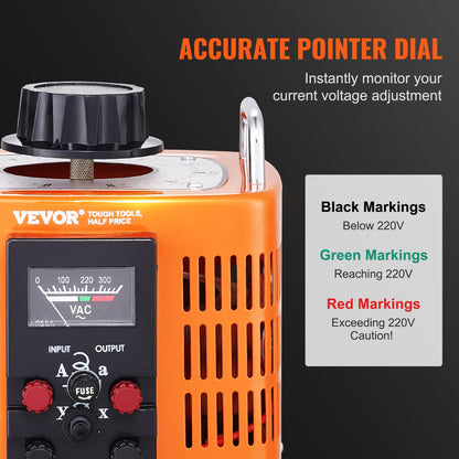 3000VA Variabler Spannungstransformator 10A 0-300V AC Spannungsregler CE